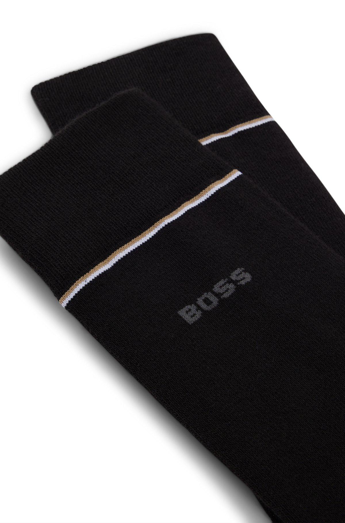 Two-pack of regular-length performance-stretch socks Product Image