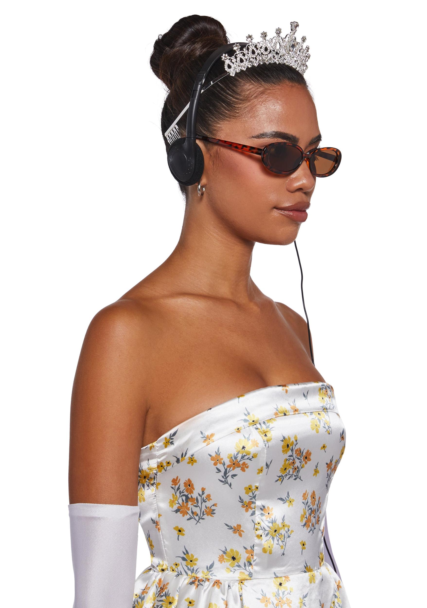 Sexy Womens Halloween The Princess Diaries Mia Thermopolis Disney Anne Hathaway Princess Costume - White Product Image