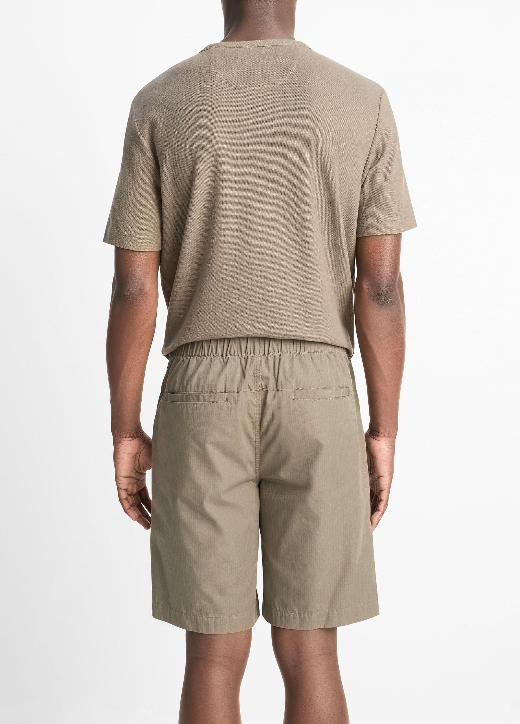 Italian Cotton Ripstop Belted Short Product Image