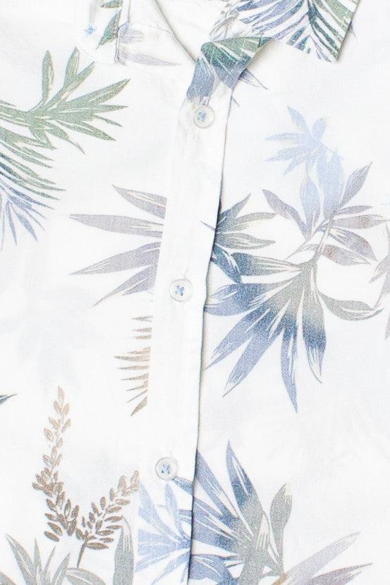 Faded Gradient Palms Hawaiian Shirt Product Image