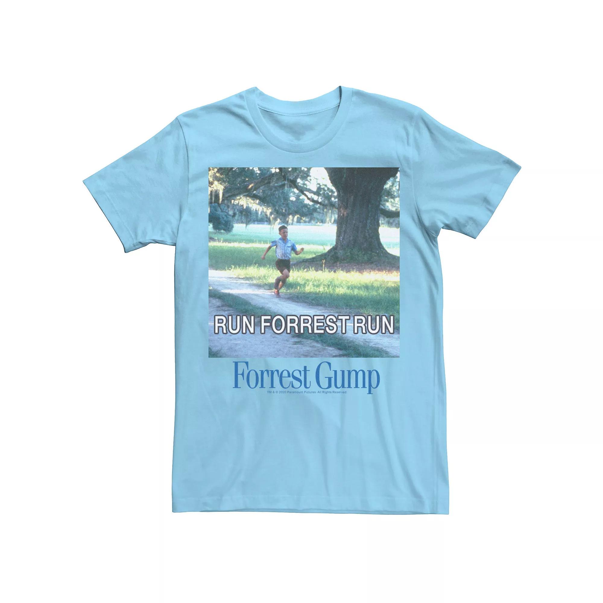 Men's Forrest Gump Run Forrest Run Photo Panel Tee,  Product Image