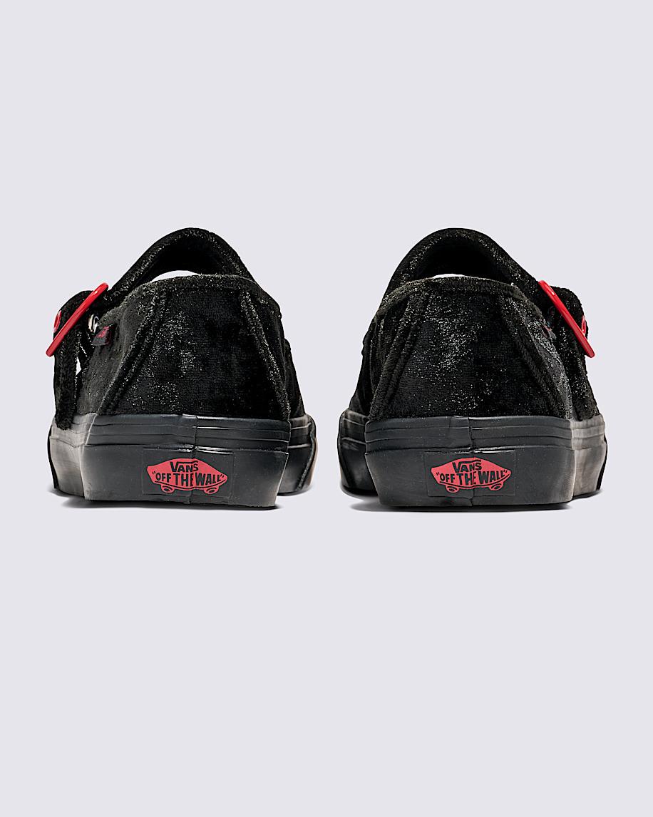 Mary Jane Shoe in Black / Red| Vans US Product Image