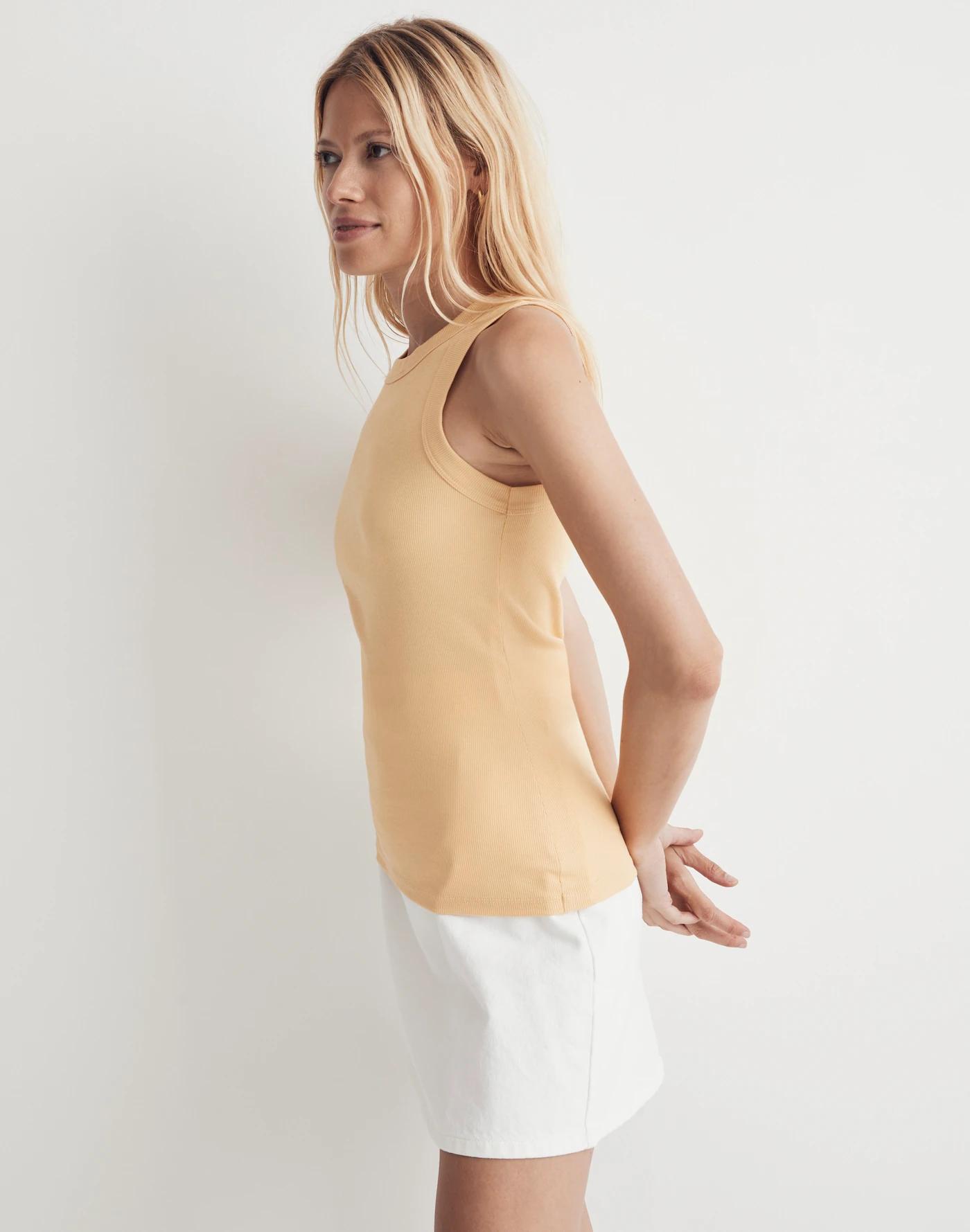 Supima® Rib Cutaway Tank Product Image