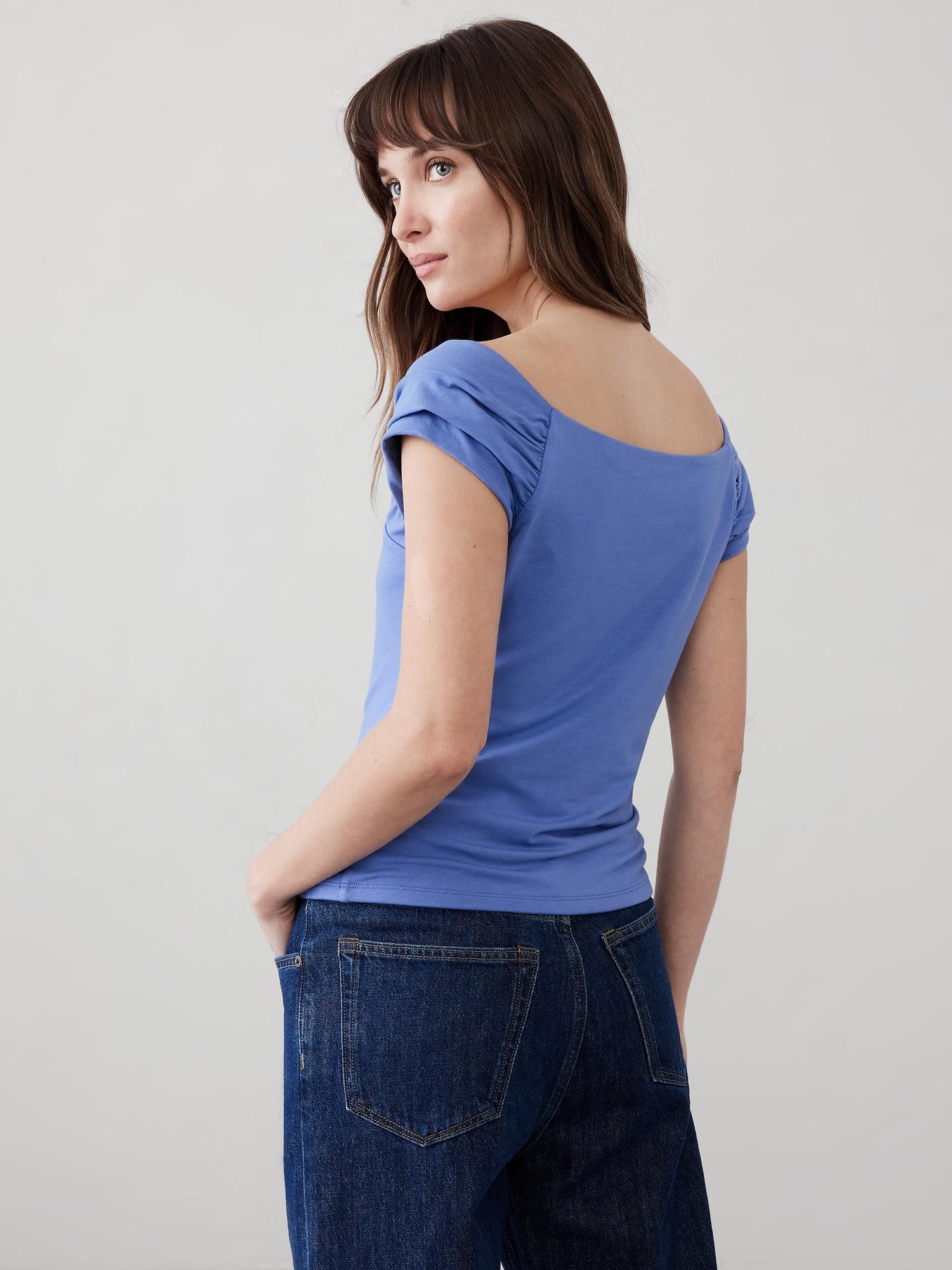 Off-Shoulder Soft Stretch Top Product Image