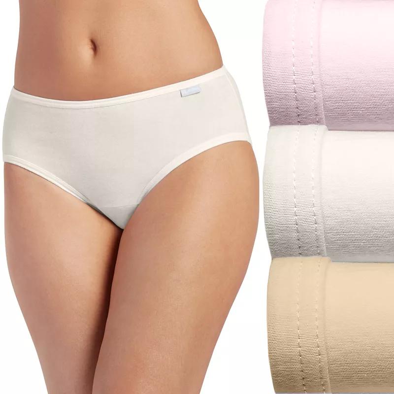 Women's Jockey® Elance 3-pk. Combed Cotton Hipster Panty Set 1482, Pale Cosmetic Product Image