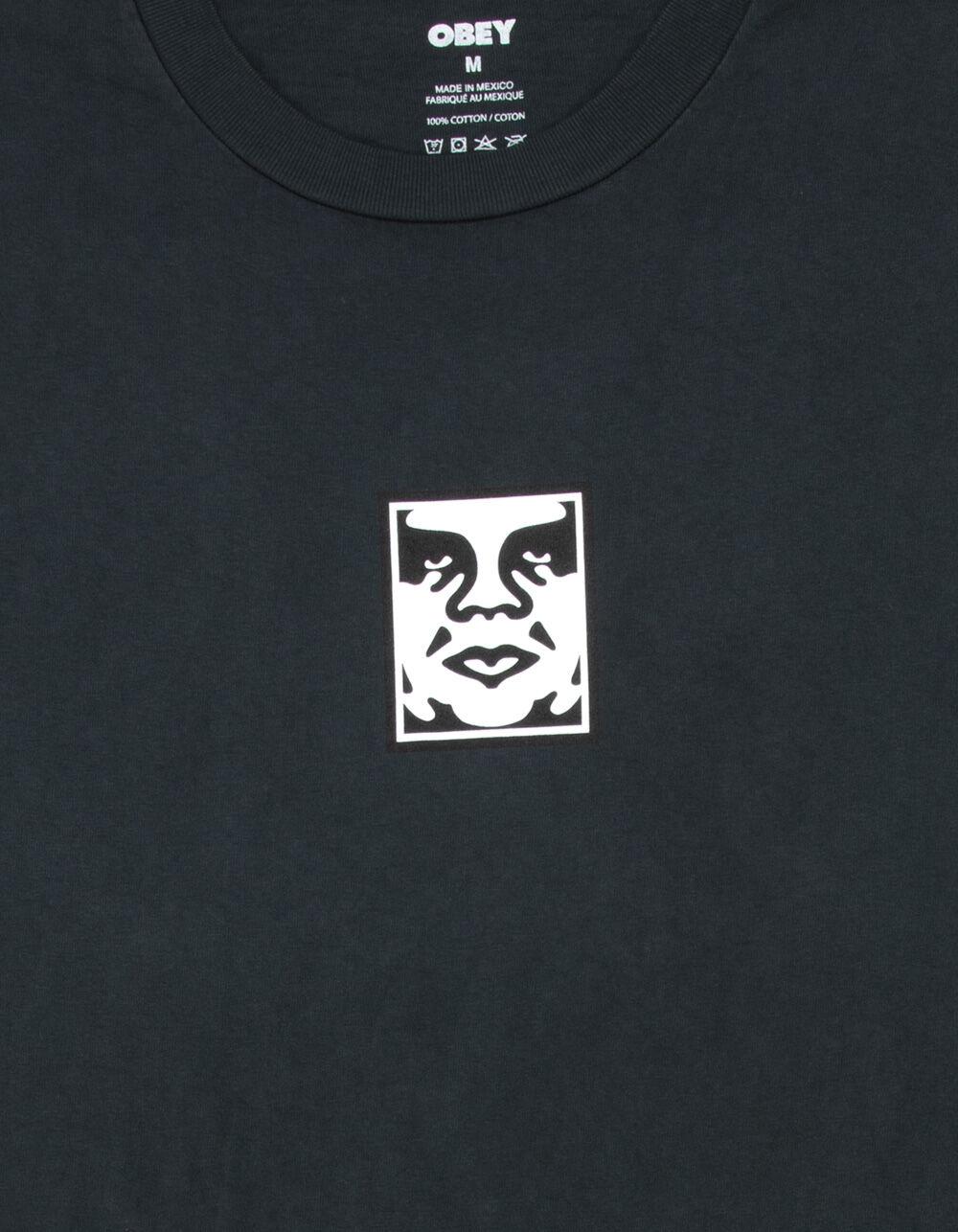 OBEY Icon Face Mens Tee - BLACK Product Image