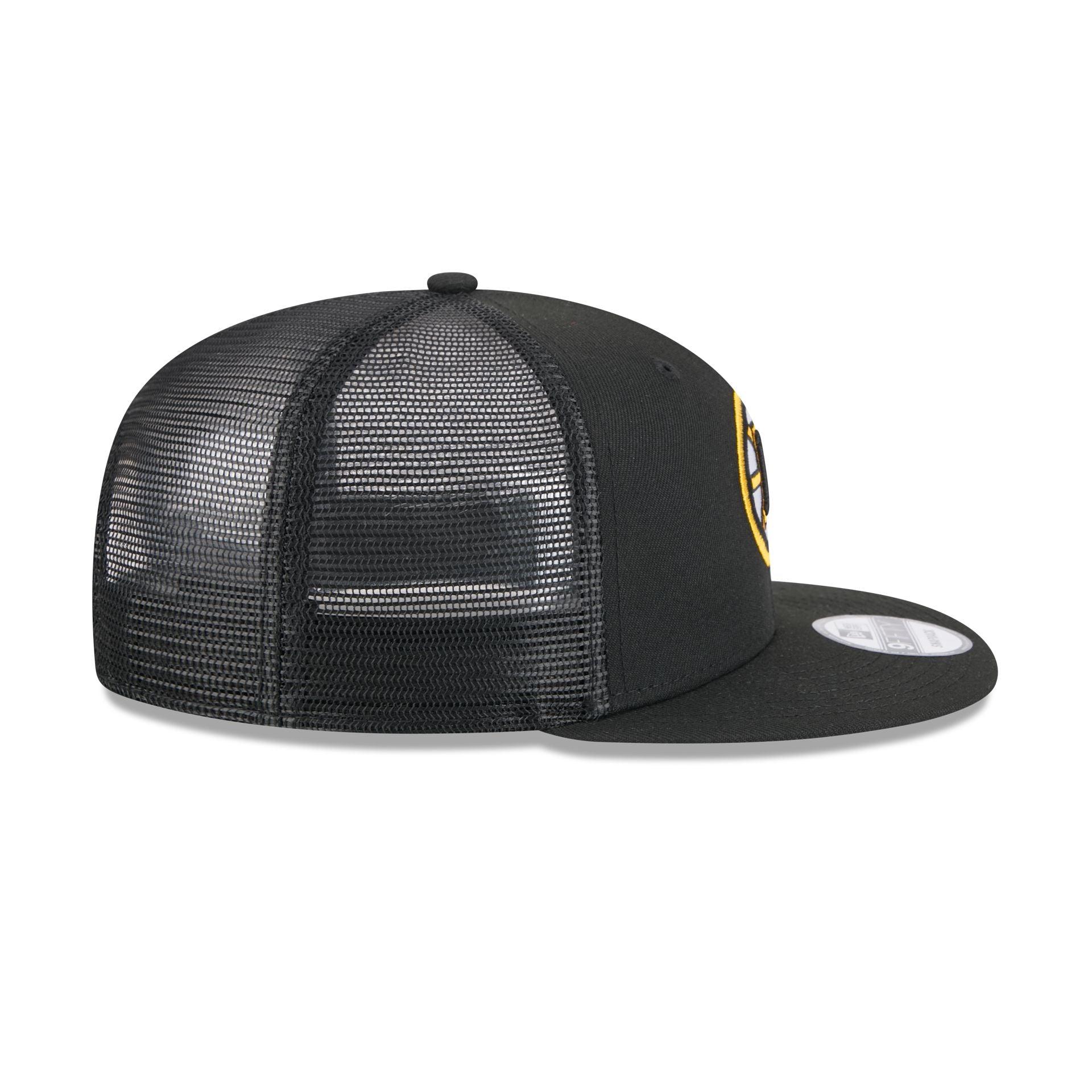 Boston Bruins Team Tag 9FIFTY Trucker Hat Male Product Image