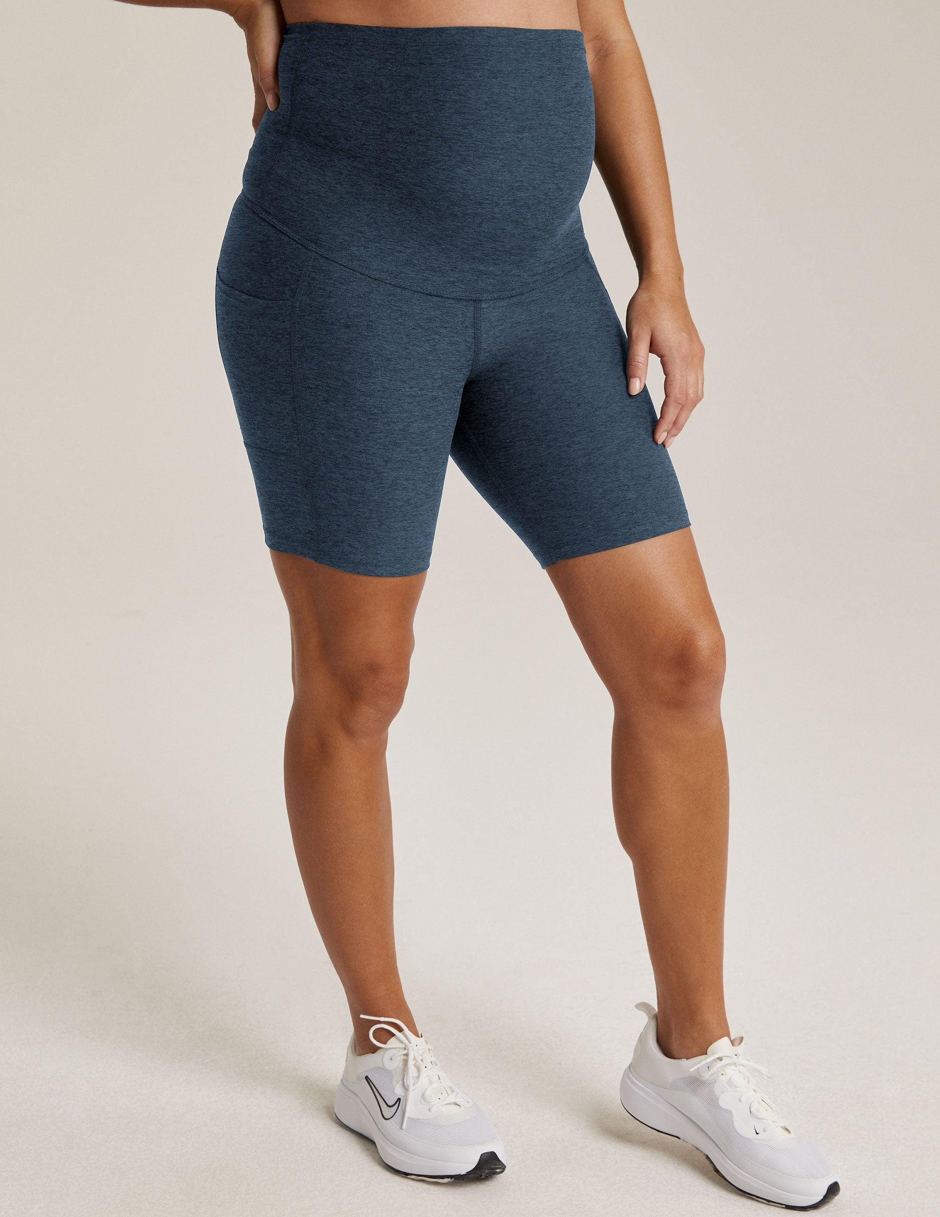 Spacedye Pockets Forever Maternity Biker Short Product Image