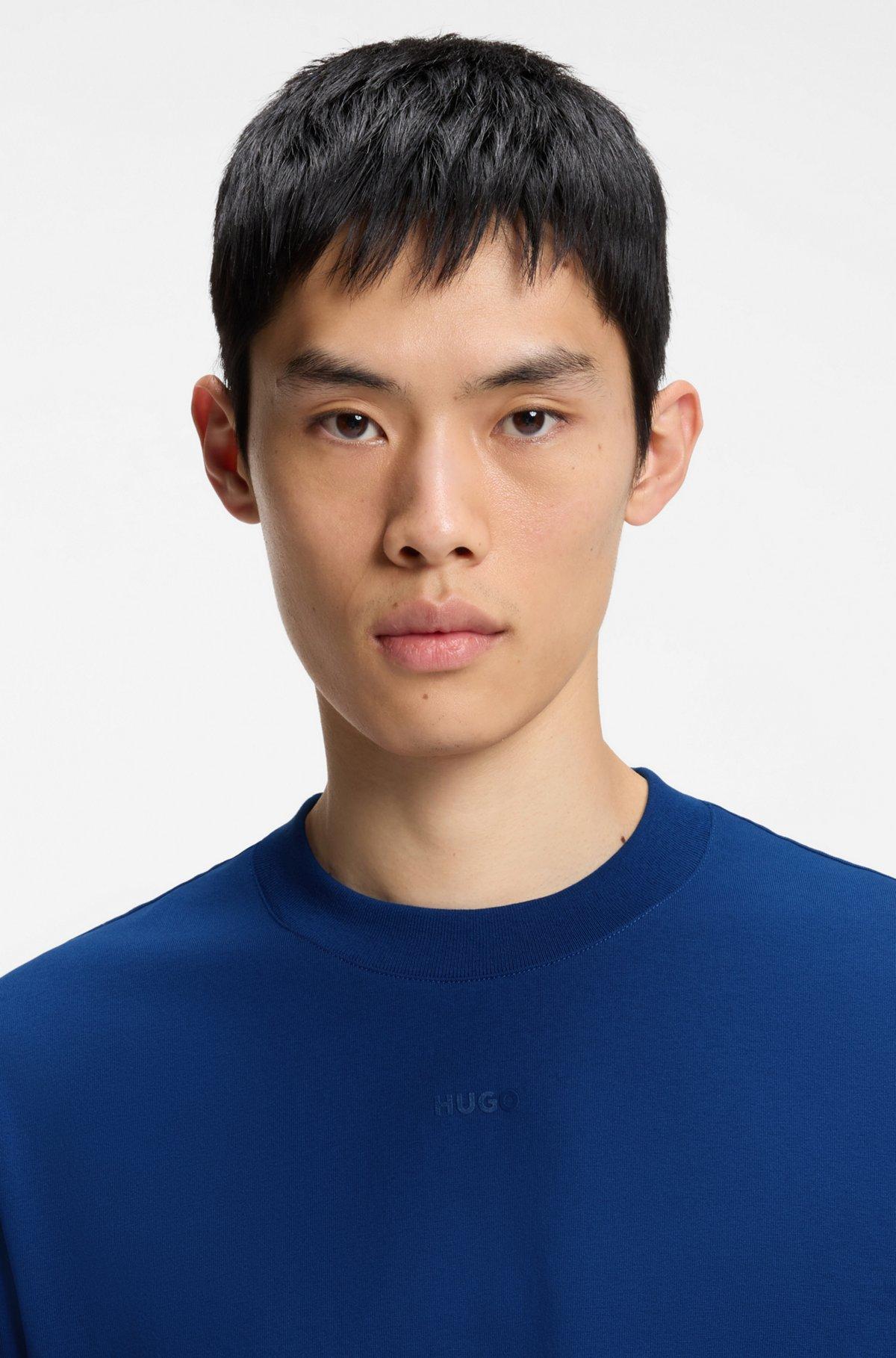 Relaxed-fit cotton-jersey T-shirt with logo print Product Image