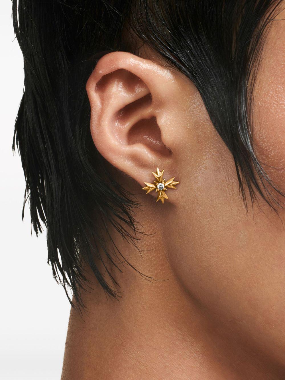 Crest crystal-embellished earring Product Image