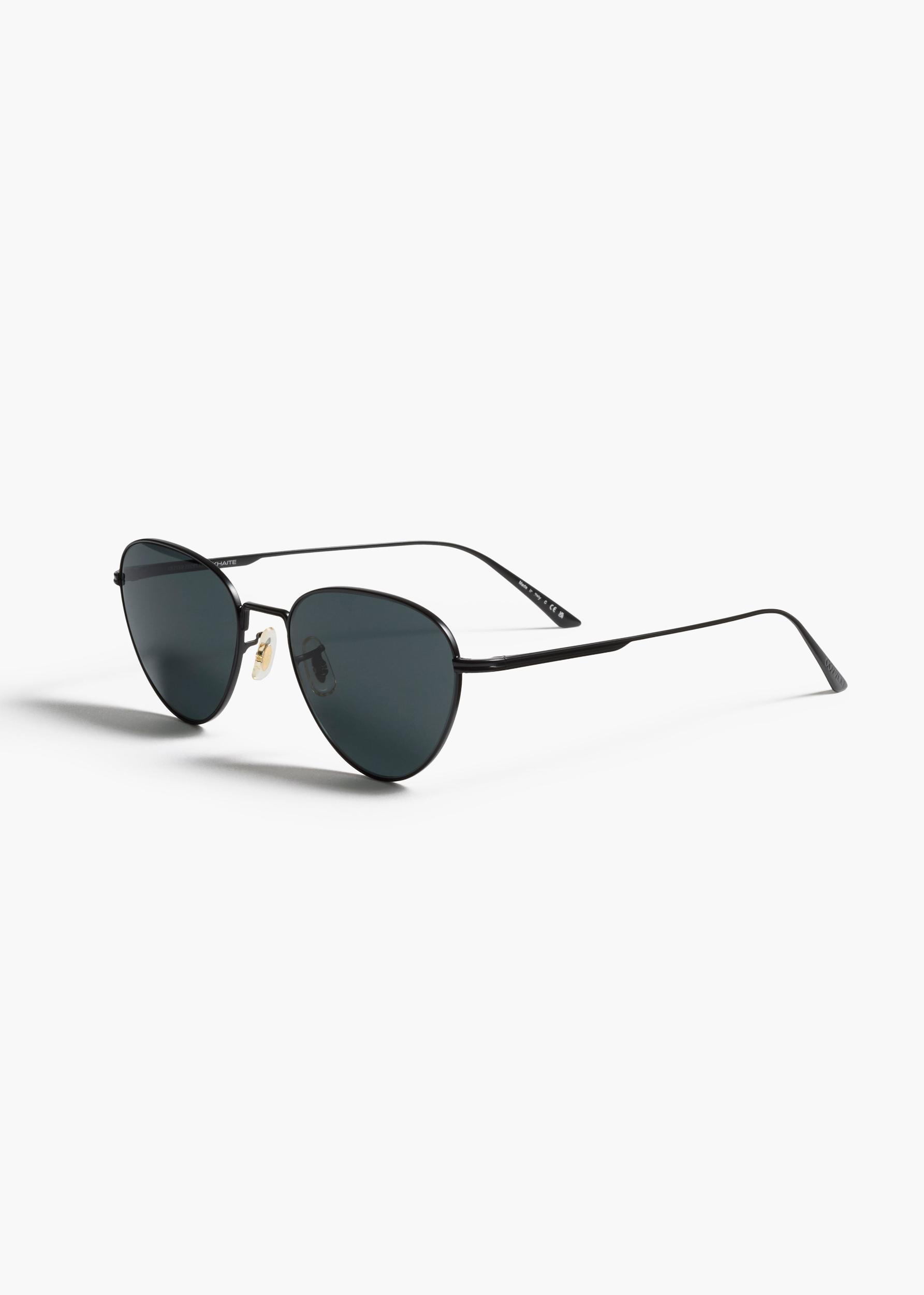 KHAITE x Oliver Peoples 1991C in Matte Black and Grey Product Image