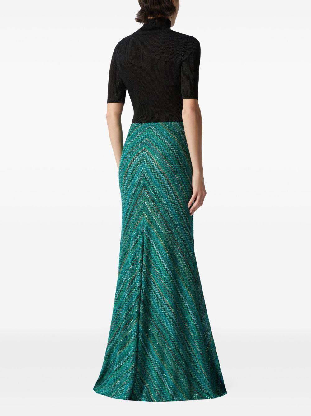 Zigzag maxi skirt Product Image