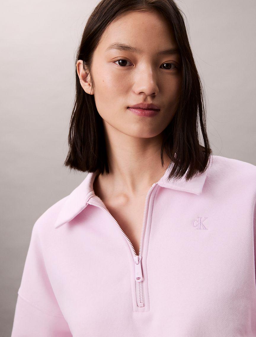 Archive Logo Fleece Quarter Zip Sweatshirt Product Image