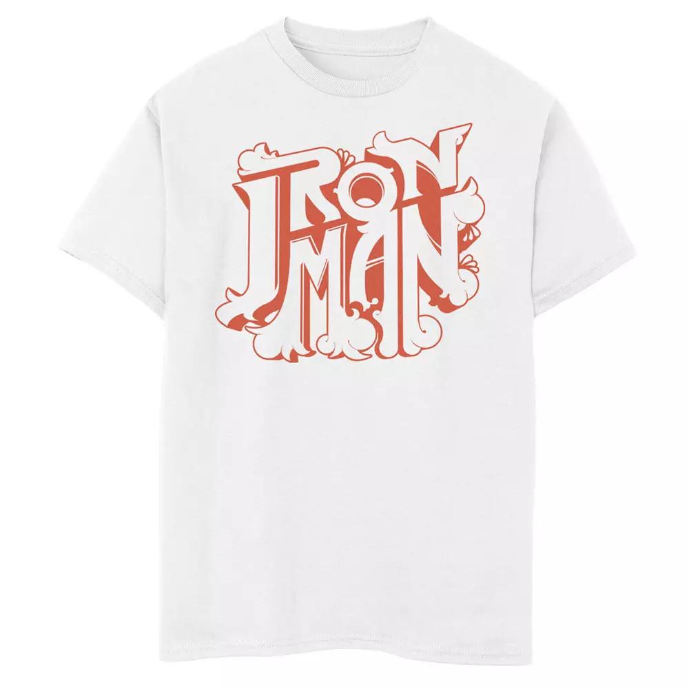 Boys 8-20 Marvel Iron Man Retro Bubble Text Logo Graphic Tee, Boy's,  Product Image