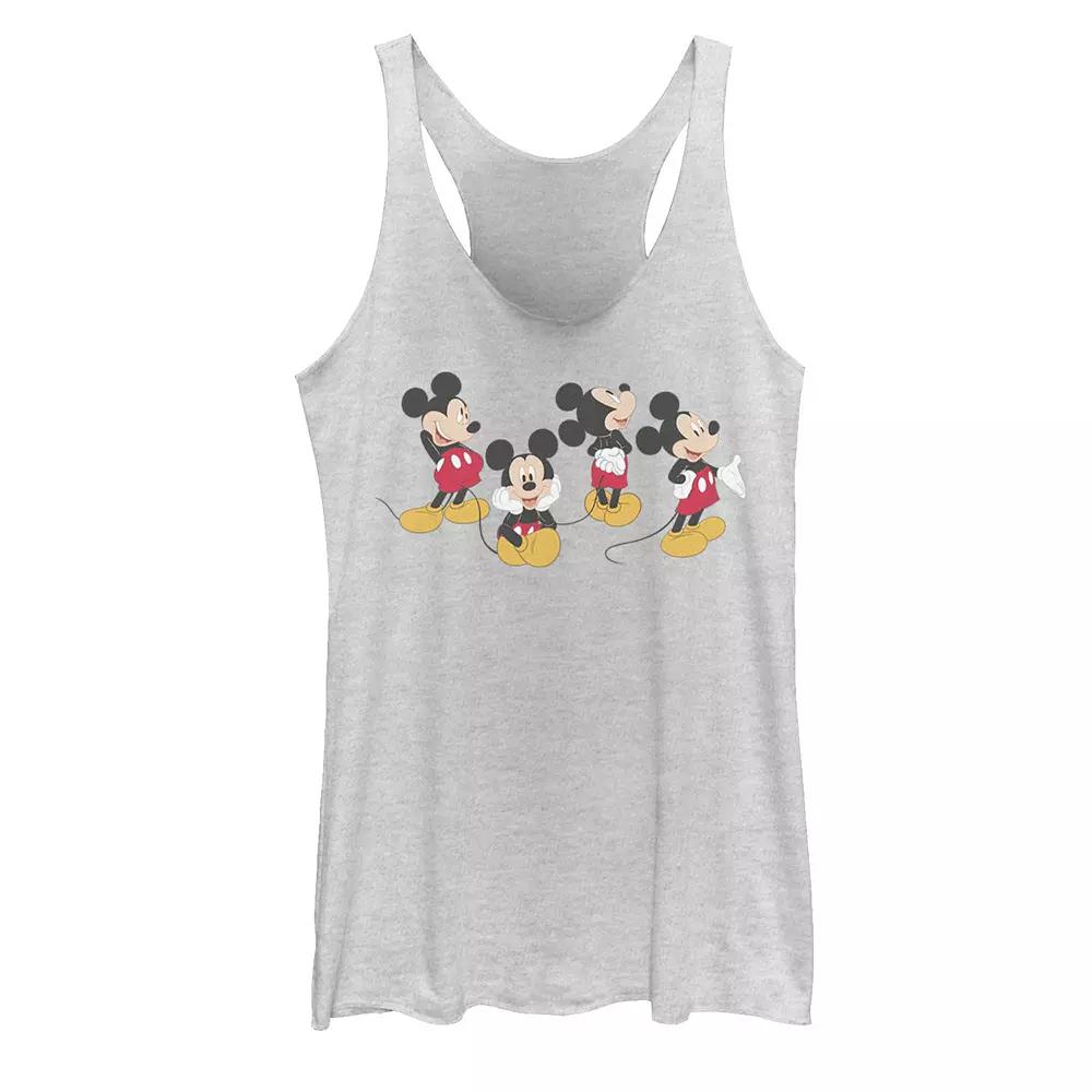 Disney's Mickey Mouse Poses Juniors' Racerback Tank Top, Girl's,  Product Image