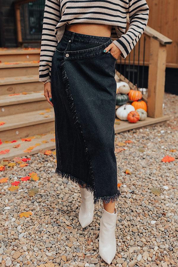 The Ashley Denim Skirt Product Image
