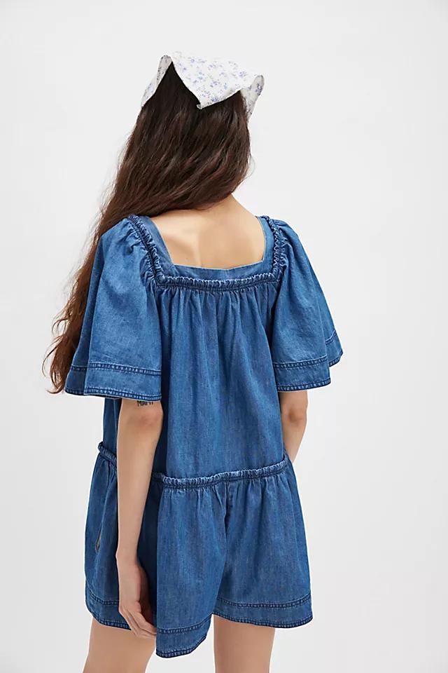 County Line Denim Romper Product Image