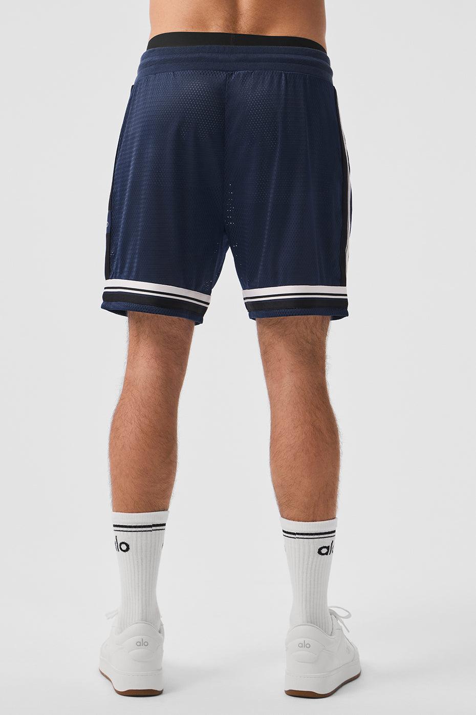 7" Key Mesh Basketball Short - Navy Product Image