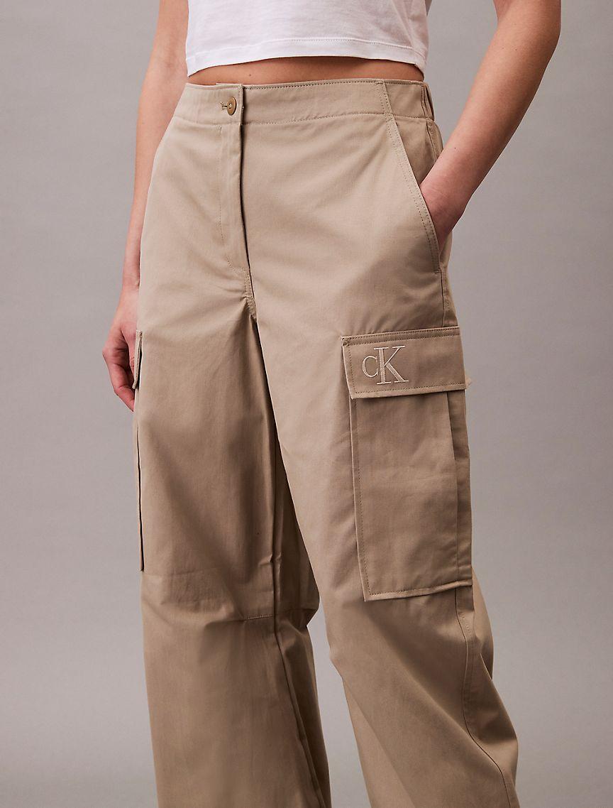 Cotton Twill Cargo Pants Product Image