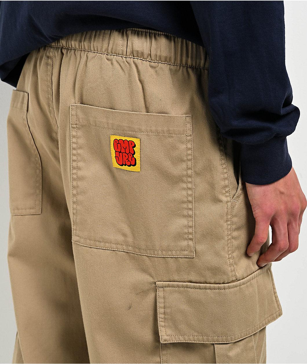 Empyre Khaki Zip Off Cargo Skate Pants Product Image