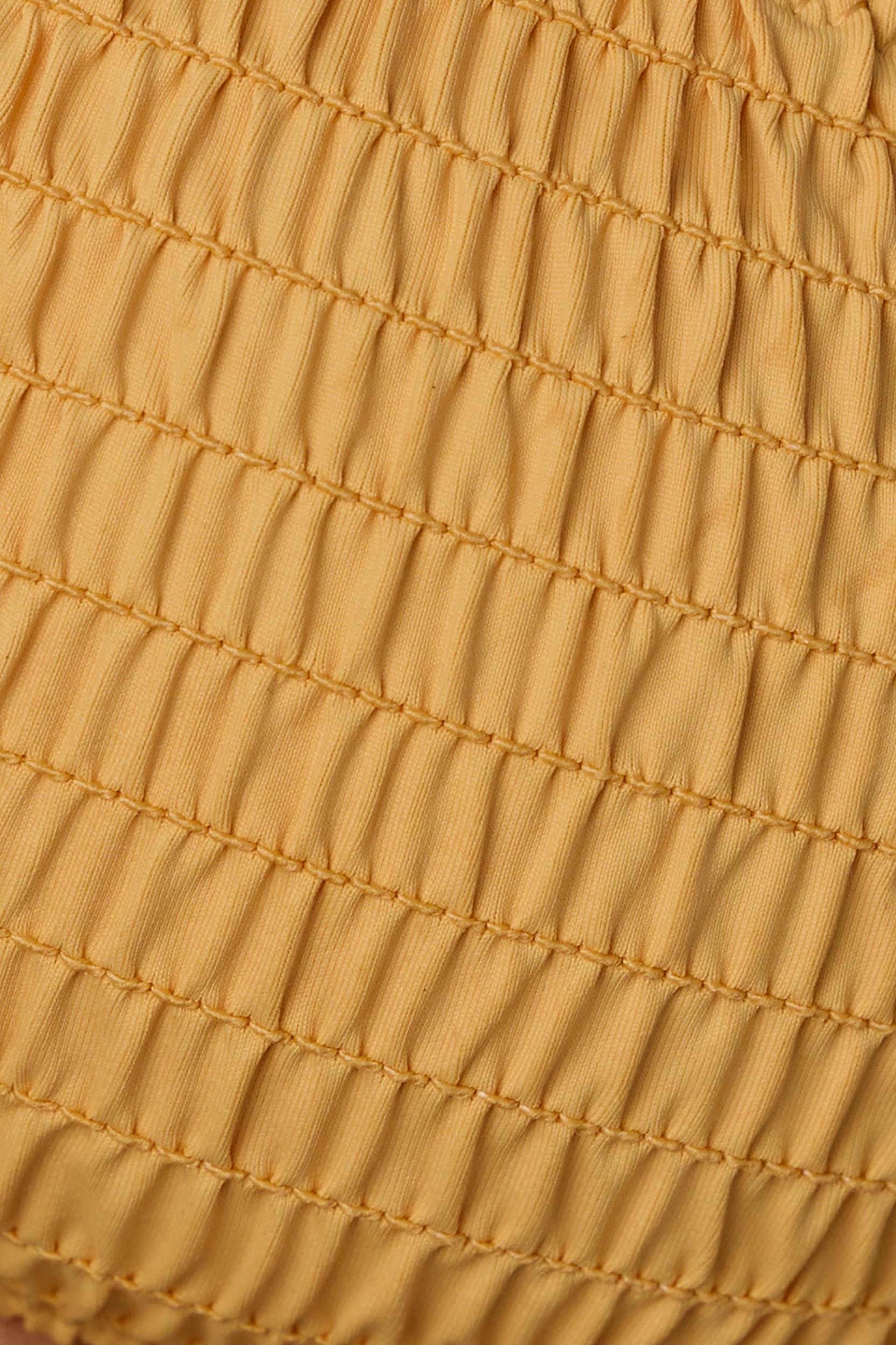 Strappy Bandeau Bikini Top in Marigold Product Image