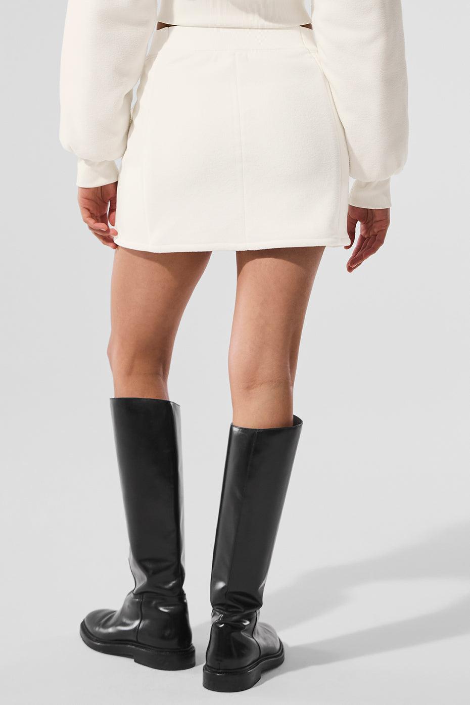 Polar Fleece Wintry Mix Skirt - Ivory Product Image