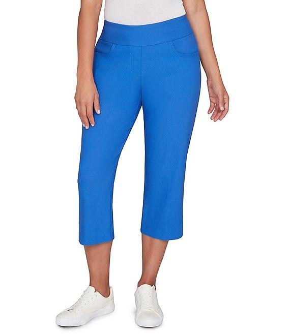 Ruby Rd. Stretch Straight Leg Pull-On Capri Pants Product Image