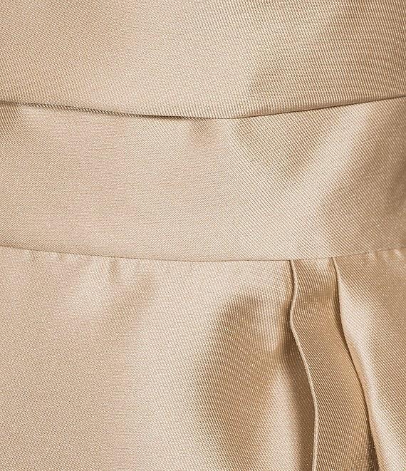 Donna Karan Sweetheart Neck Strapless Mikado Twill Satin Dress Product Image