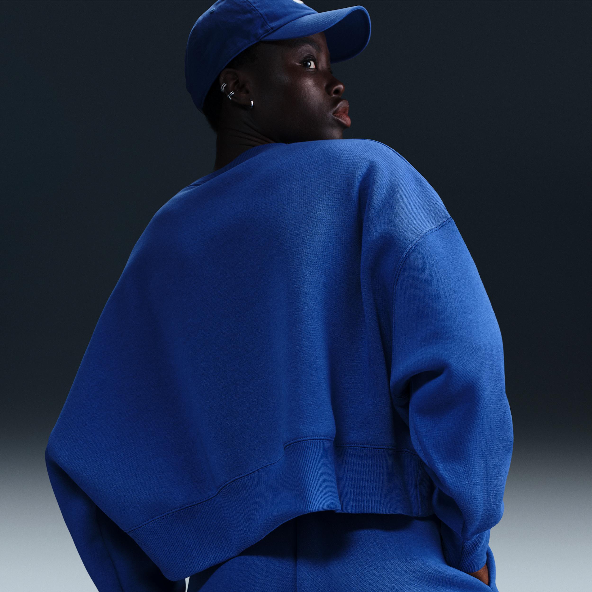 Womens Nike Sportswear Phoenix Fleece Over-Oversized Crew-Neck Sweatshirt | DQ5761-233 Product Image