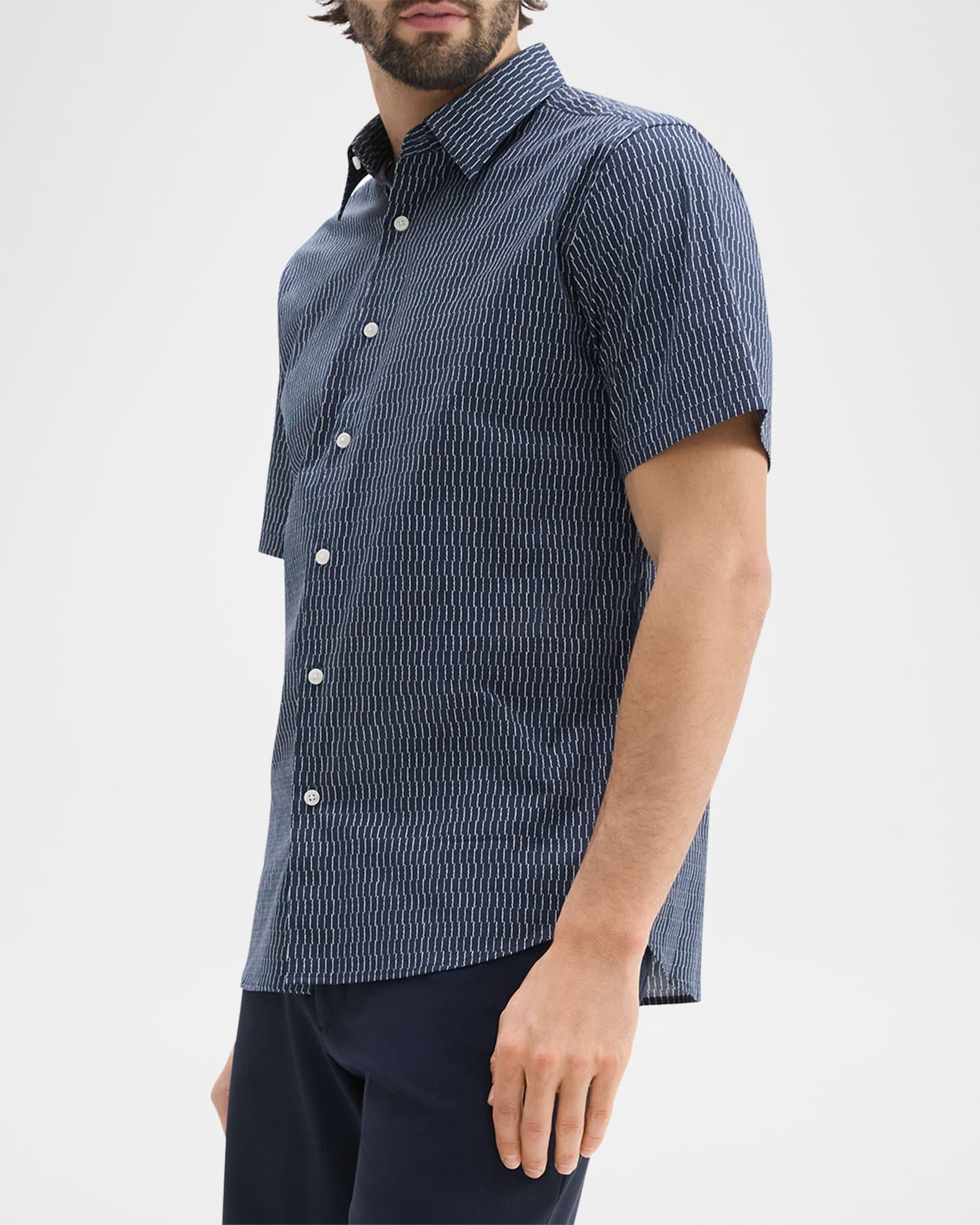 Men's Irving Abstract-Print Short-Sleeve Sport Shirt Product Image