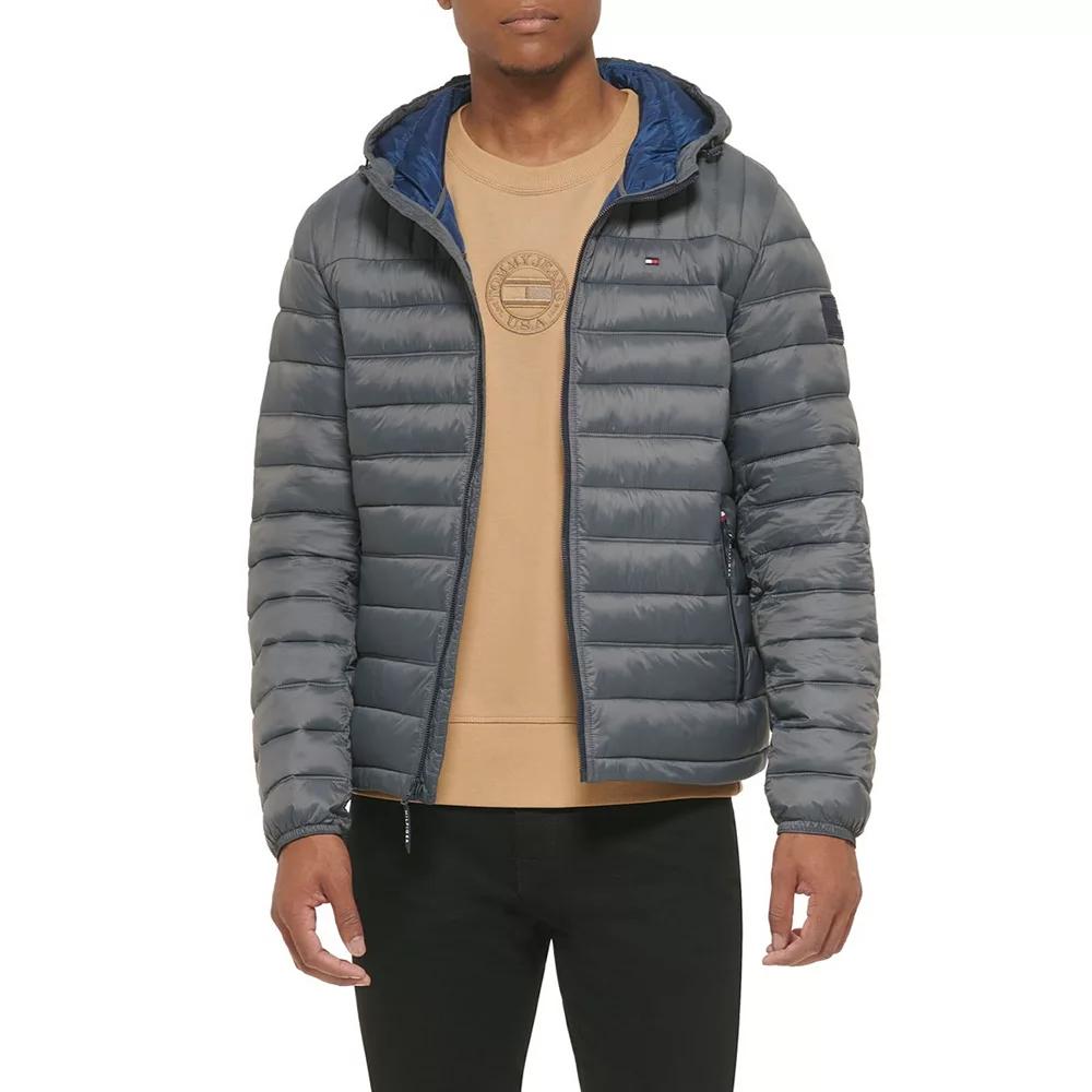 Men's Tommy Hilfiger Hooded Puffer Jacket,  Product Image