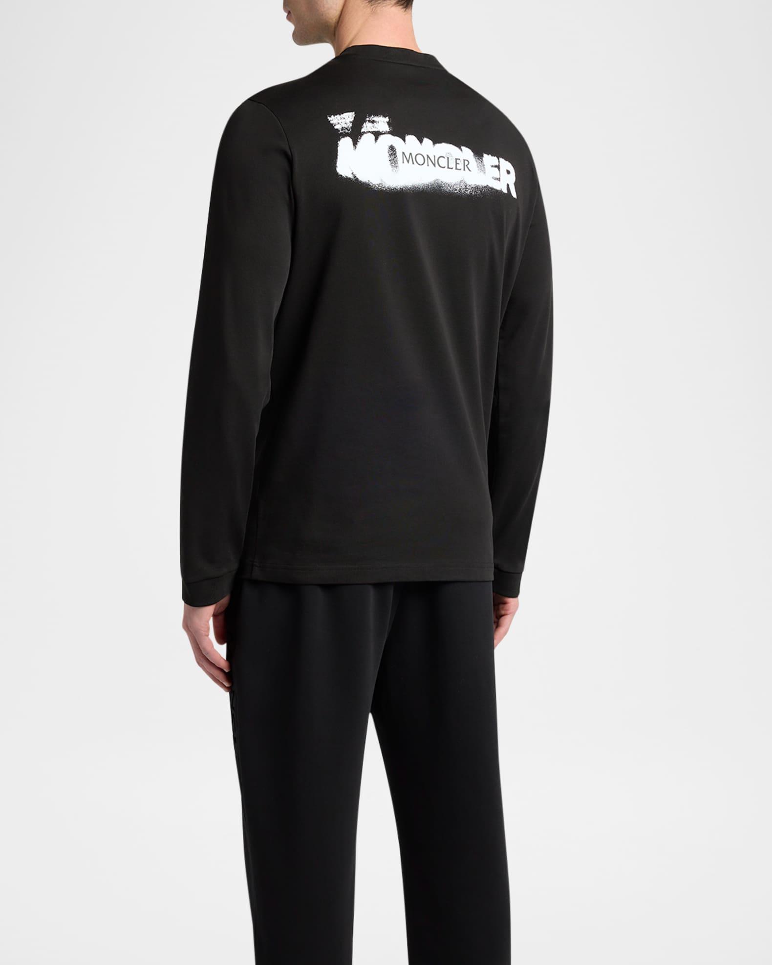 Men's Cotton Graffiti Logo Long-Sleeve T-Shirt Product Image