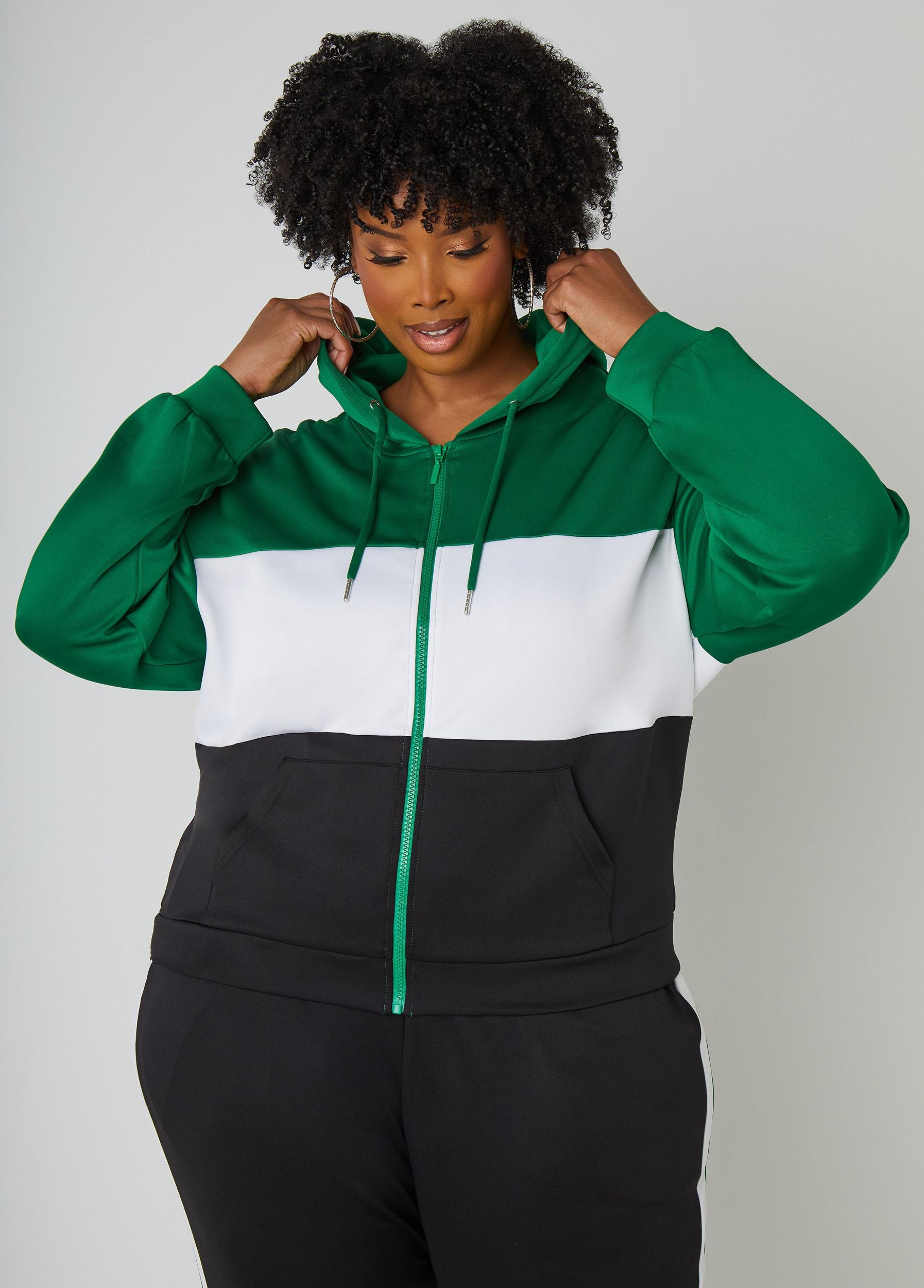 Hooded Colorblocked Jacket Product Image