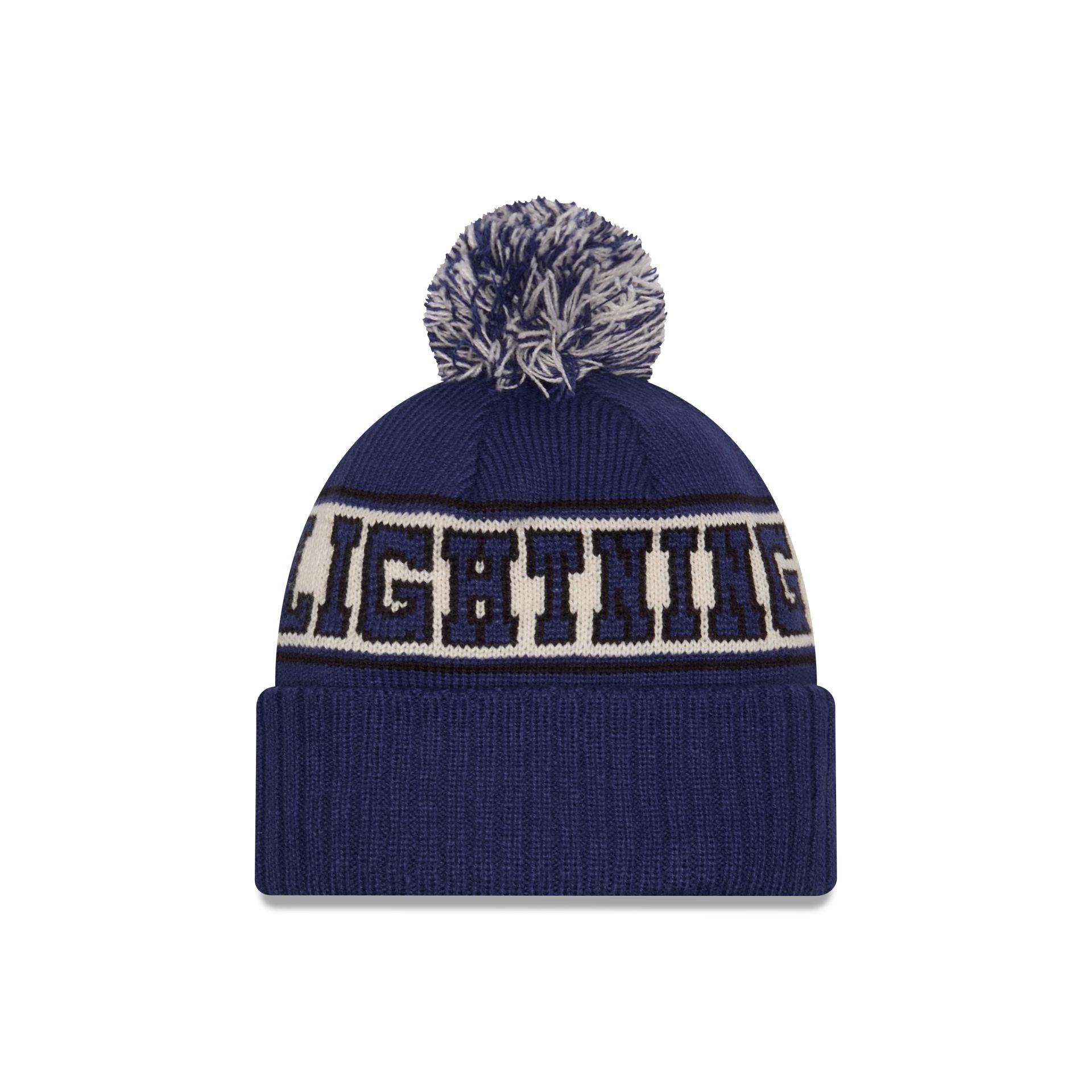 Tampa Bay Lightning Retro Pom Knit Hat Male Product Image