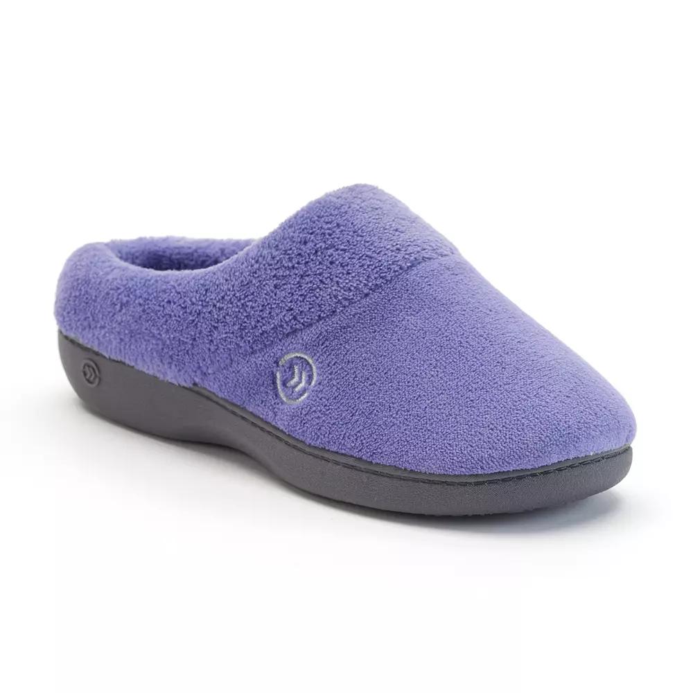isotoner Mixed Microterry Hoodback Women's Slippers,  Product Image