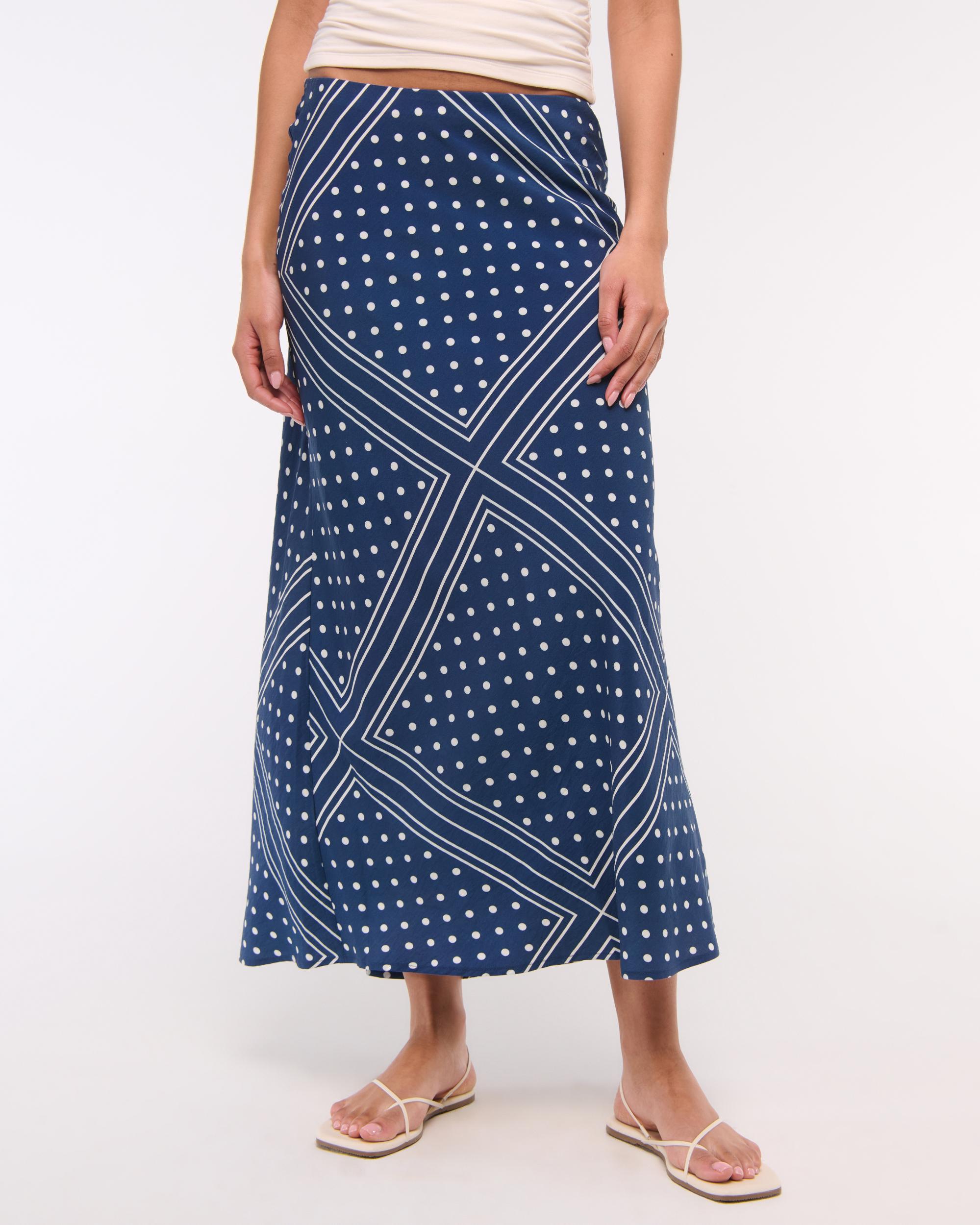 Mid Rise Maxi Skirt Product Image