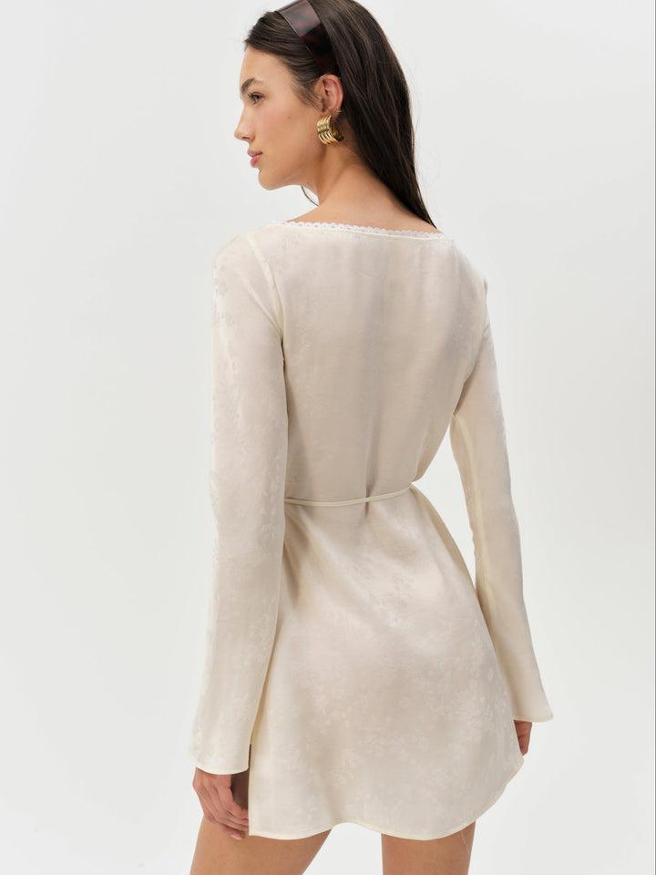Madalie Mini Dress — Cream Product Image