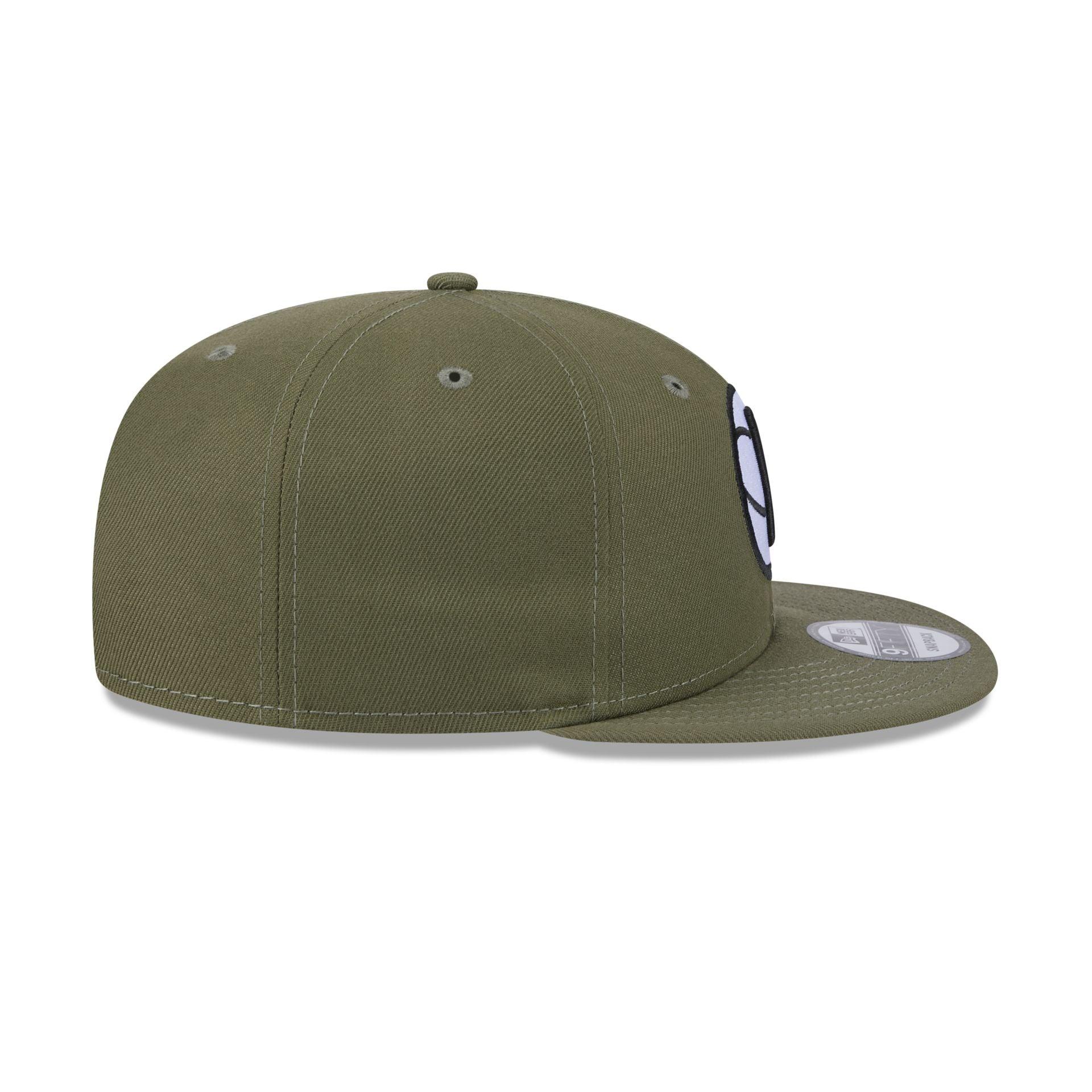 Brooklyn Nets Olive 9FIFTY Snapback Hat Male Product Image