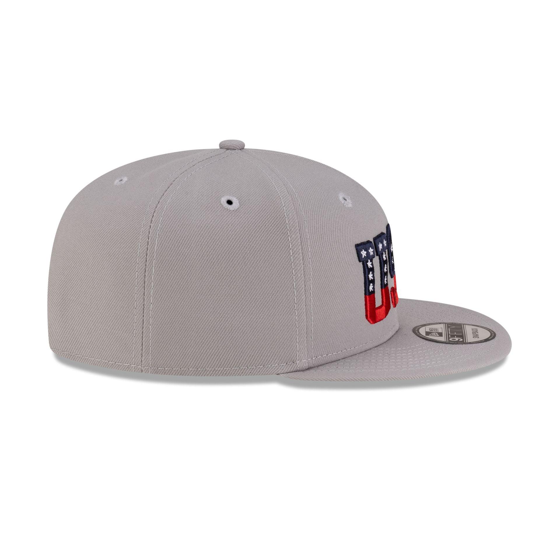 New Era Cap USA Stars Gray 9FIFTY Snapback Hat Male Product Image