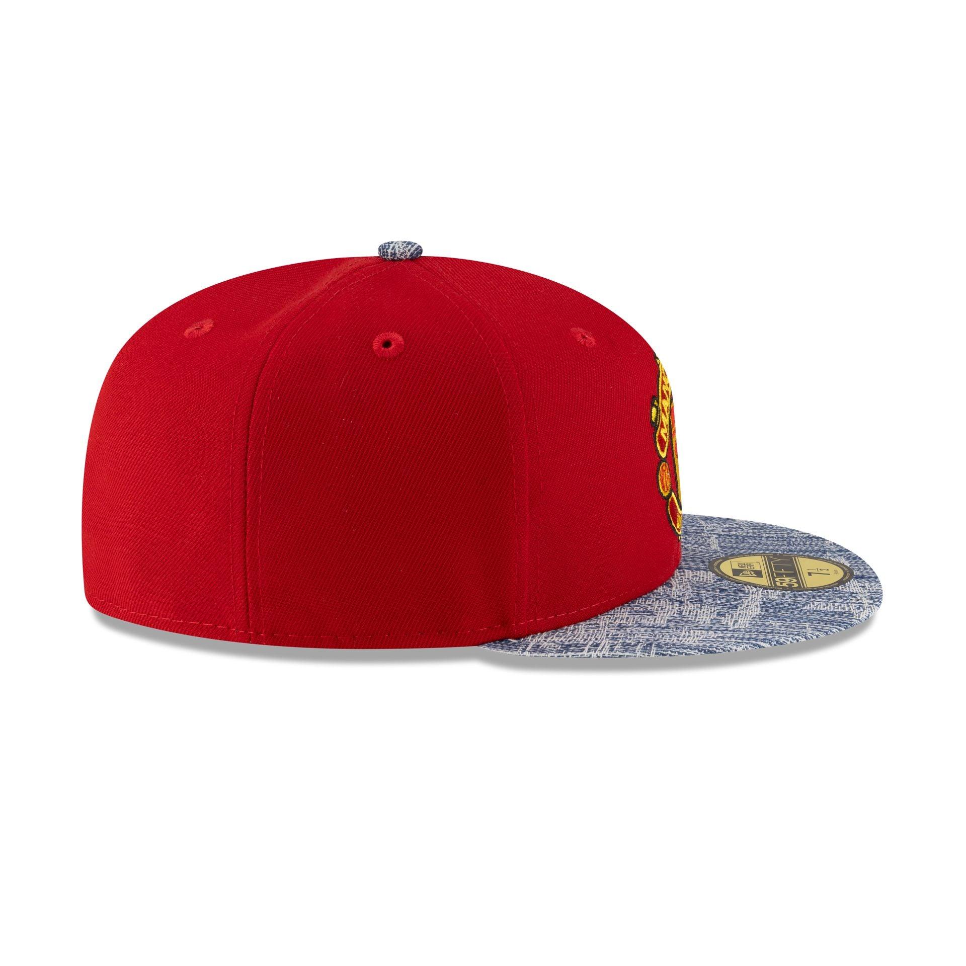 St. Louis Cardinals Championship Side Flag 59FIFTY A-Frame Fitted Hat Male Product Image