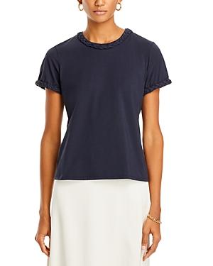 Womens Braided Cotton Pullover Tee Product Image