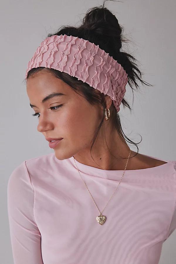 Maria Textured Headwrap Wide Headband Womens at Urban Outfitters Product Image