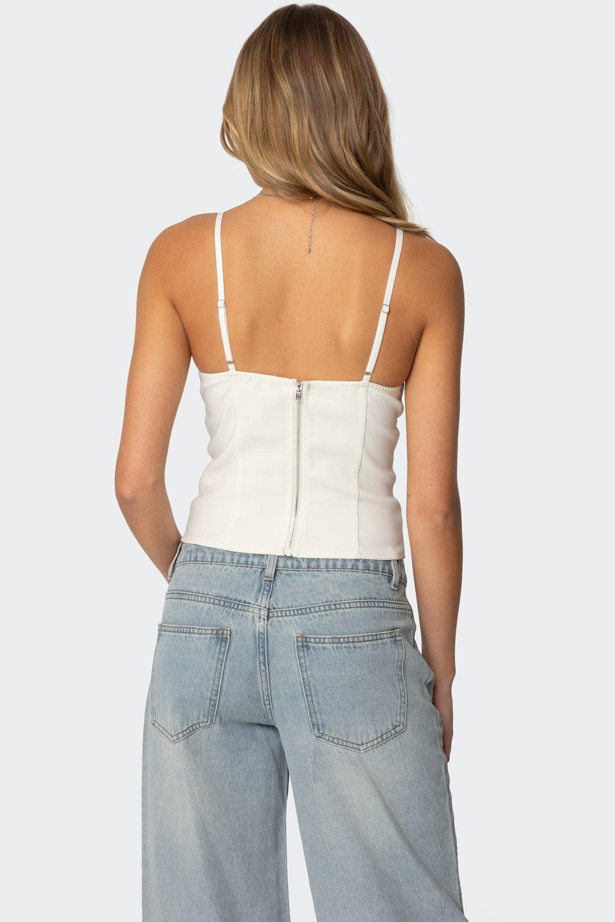 Liana Cut Out Tank Top Product Image