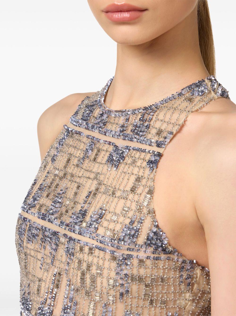 pixel-pattern dress Product Image