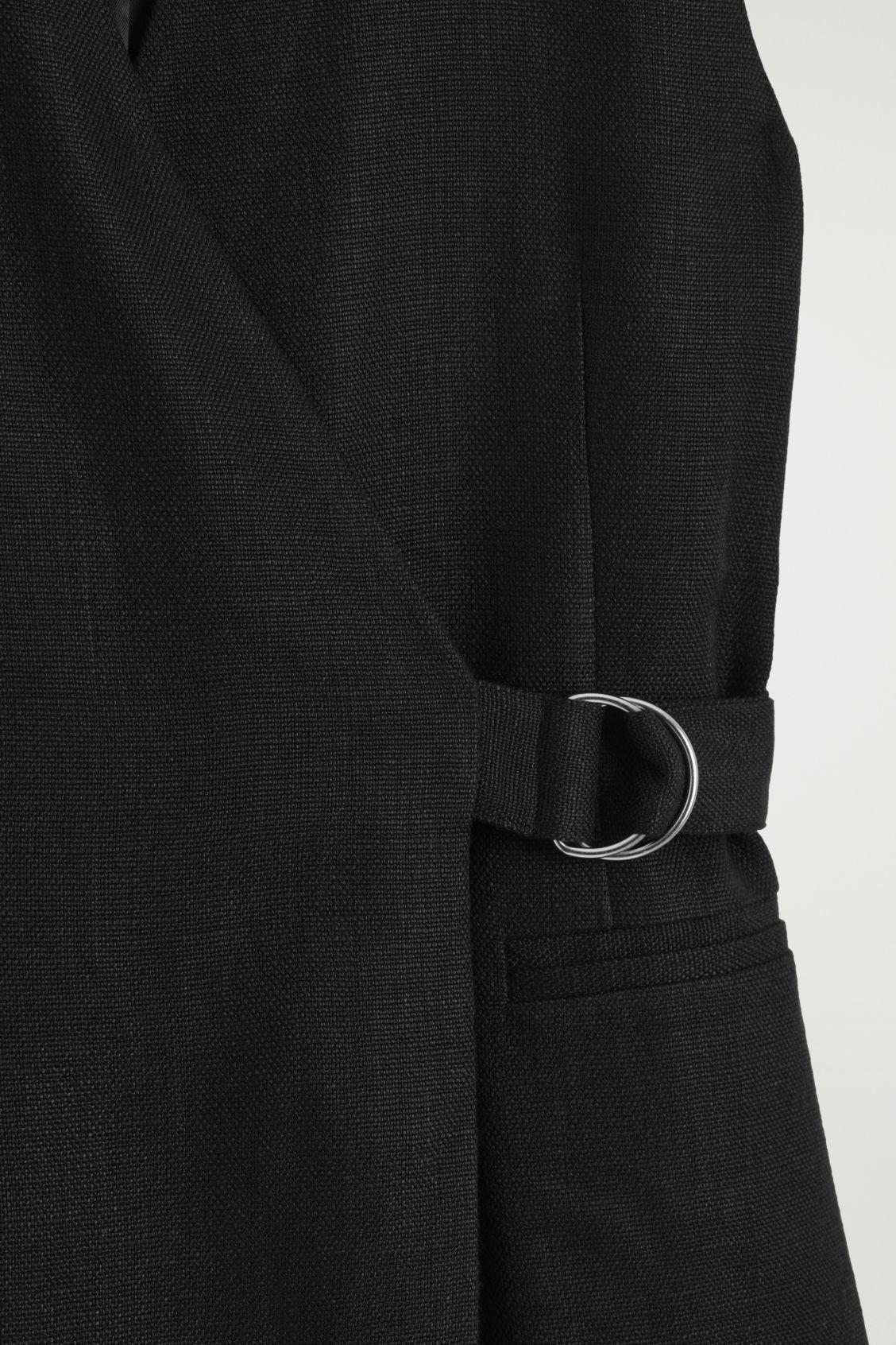 BELTED WRAP-FRONT WAISTCOAT Product Image