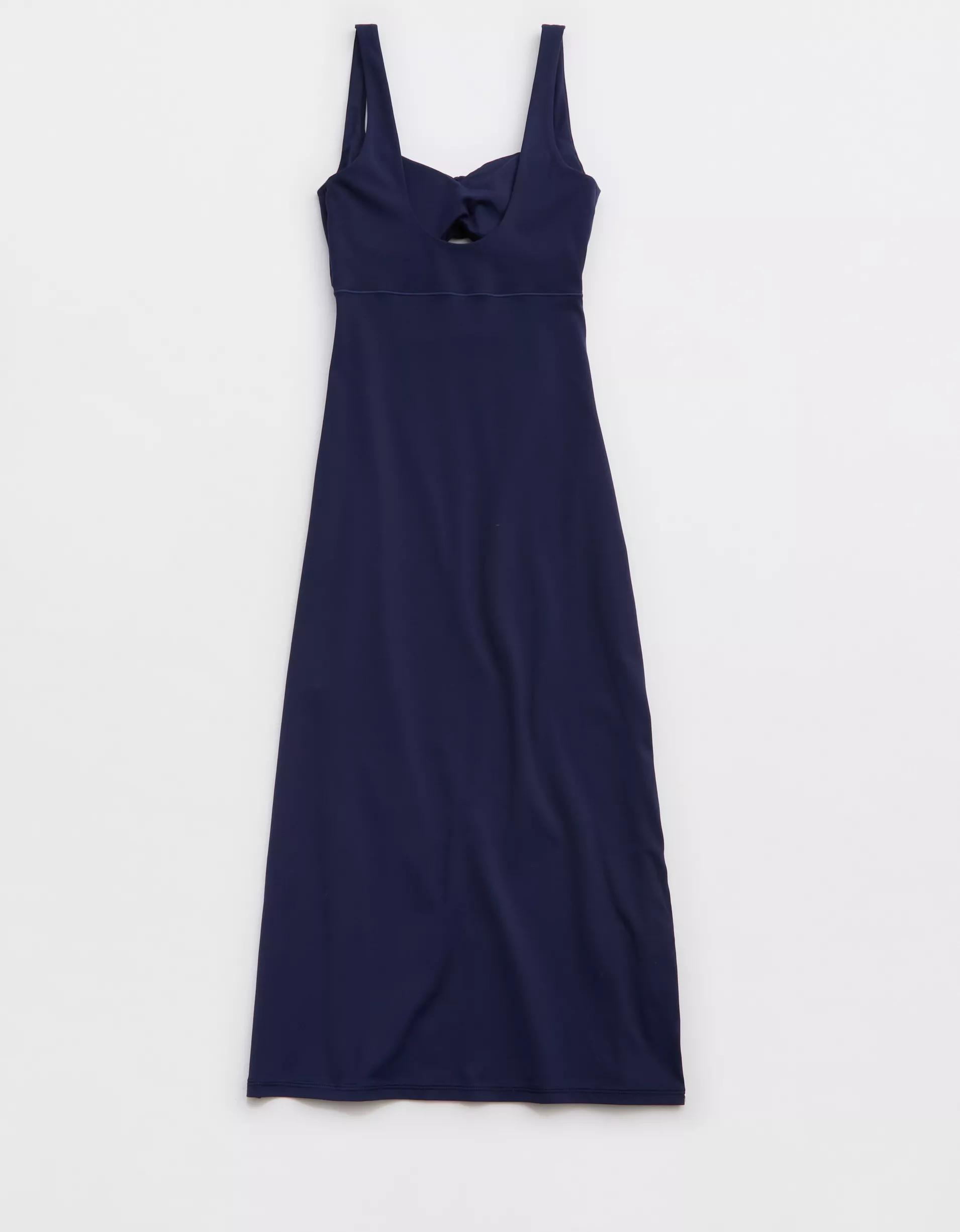 OFFLINE By Aerie Real Me XTRA Night Out Keyhole Midi Dress Product Image