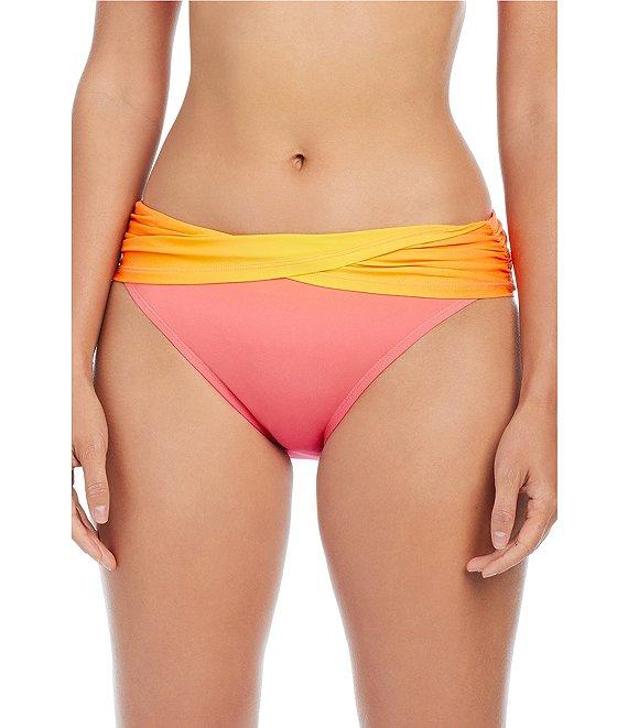 Bleu Rod Beattie Beat The Heat Ombre Sarong Hipster Swim Bottom Product Image