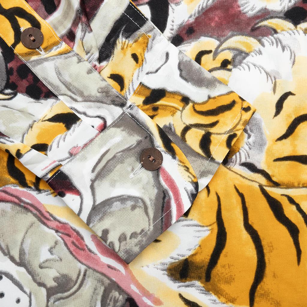 Tim Lehi Hawaiian L/S Shirt Type-2 - Yellow Male Product Image