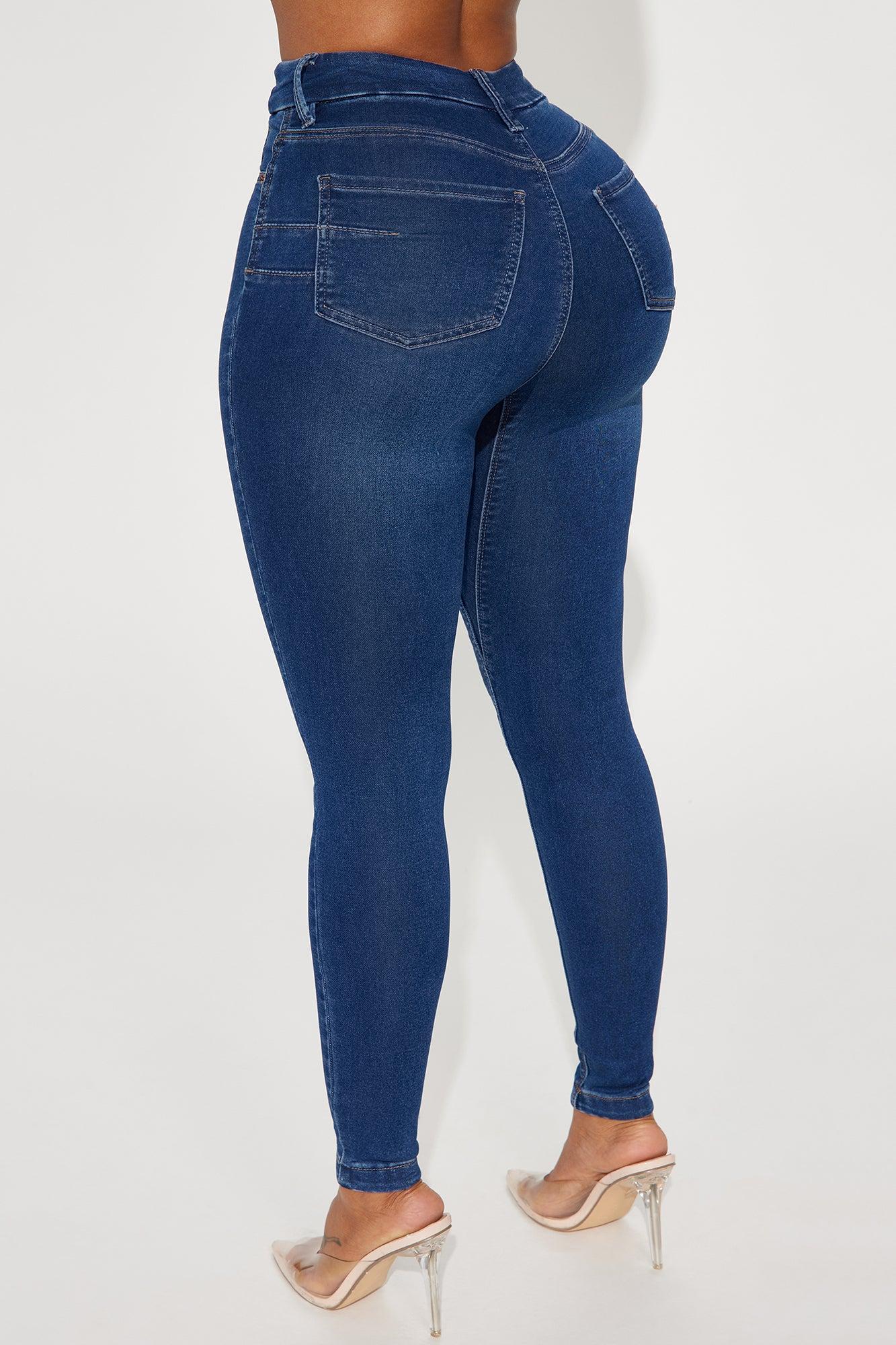 Can't Deny You Sculpting Skinny Jeans - Dark Wash Product Image