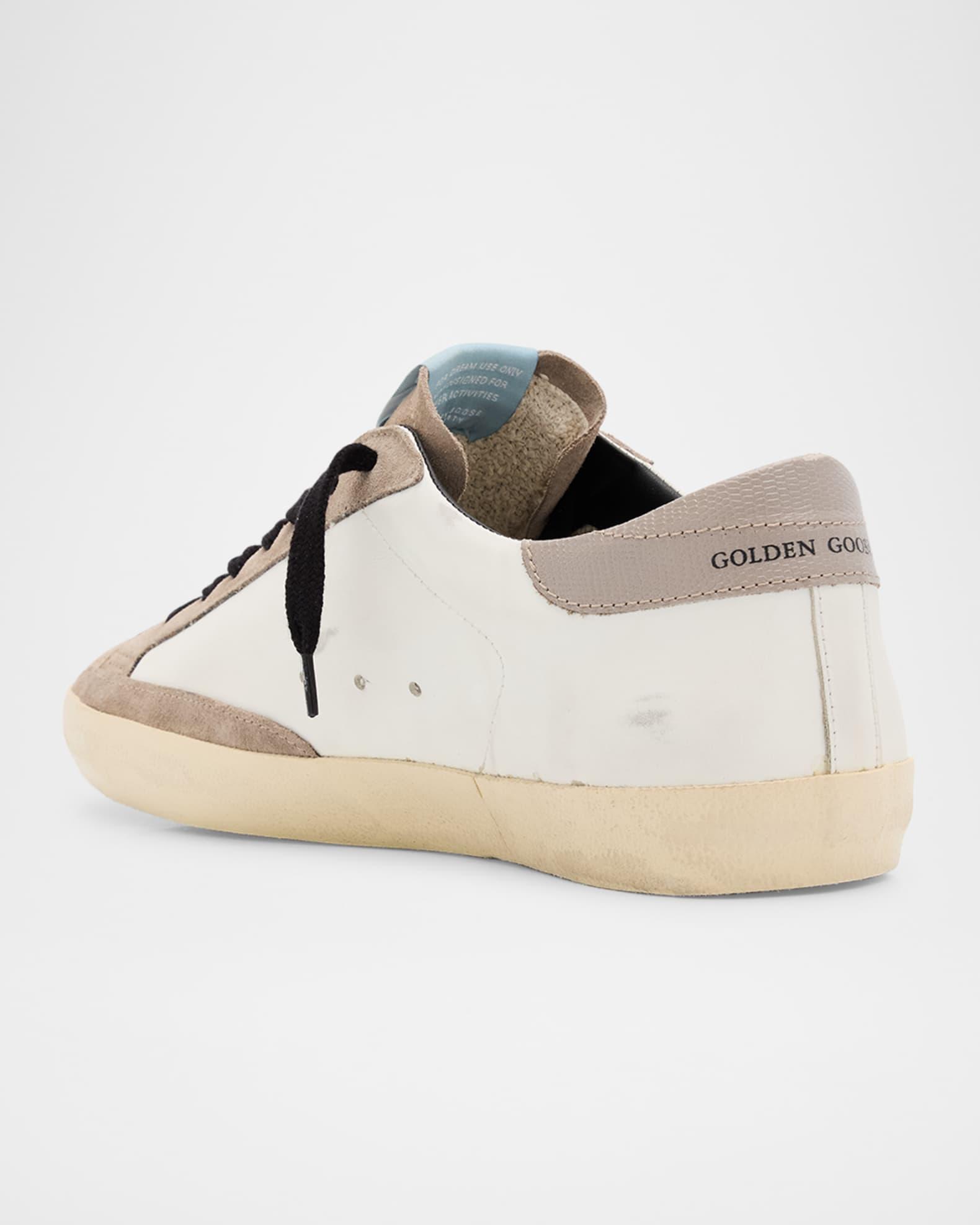 Men's Super-Star Leather and Suede Low-Top Sneakers Product Image